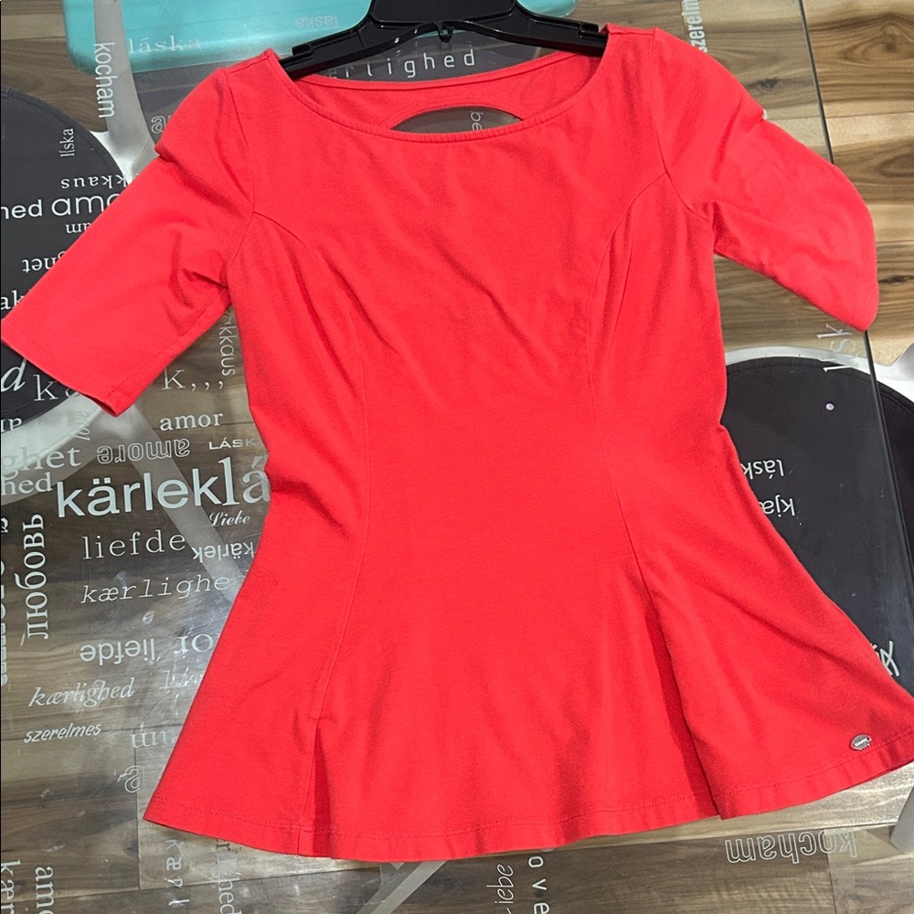 Guess Vibrant Coral Blouse